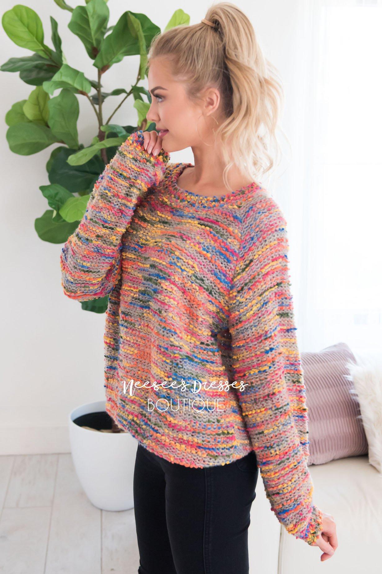 Everything Nice Colorful Sweater