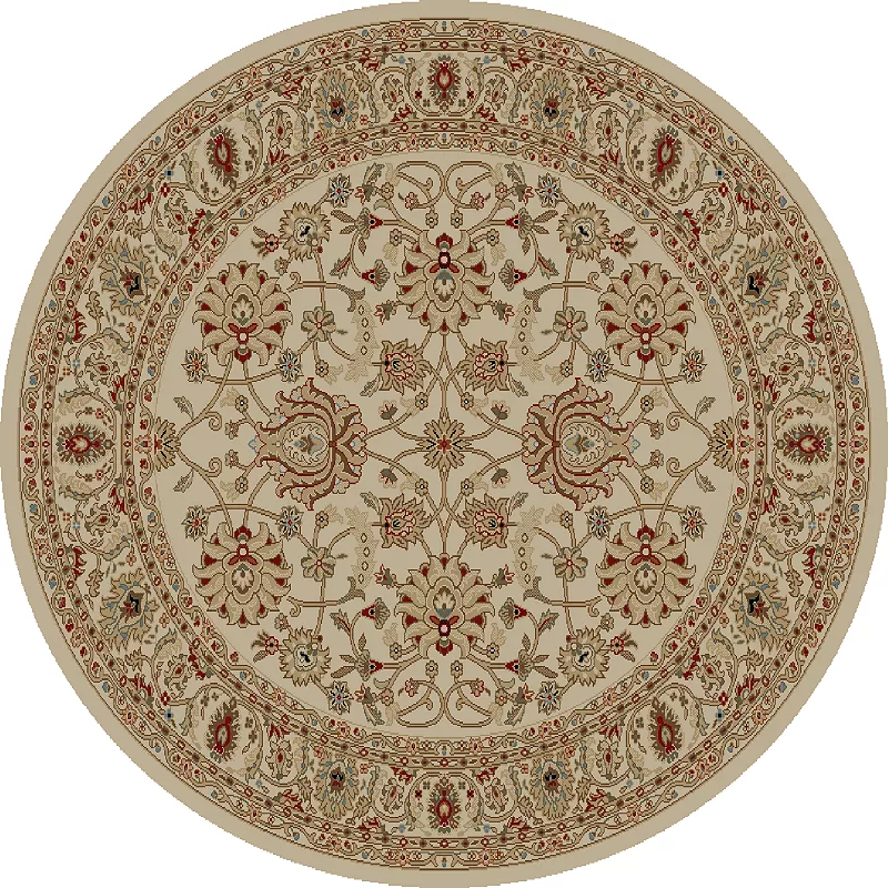 Merinos Mahal Floral Framed Rug