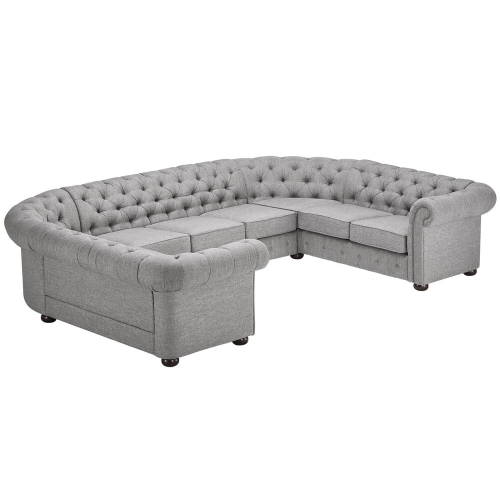 Knightsbridge Chesterfield U shaped Sectional by iNSPIRE Q Artisan