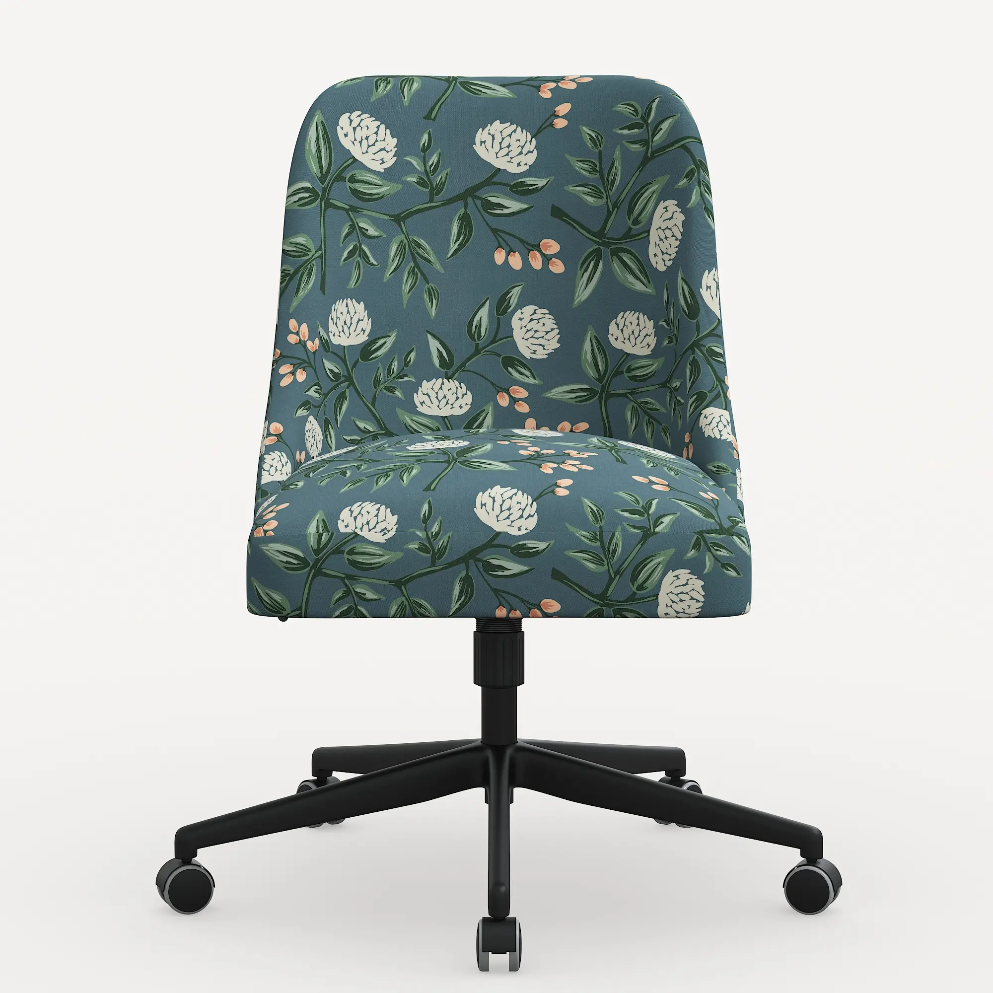 Rifle Paper Co. Oxford Emerald Peonies Office Chair