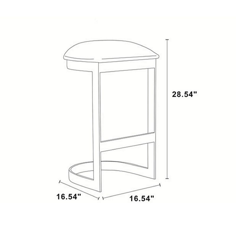 MANHATTAN COMFORT Aura Bar Stool