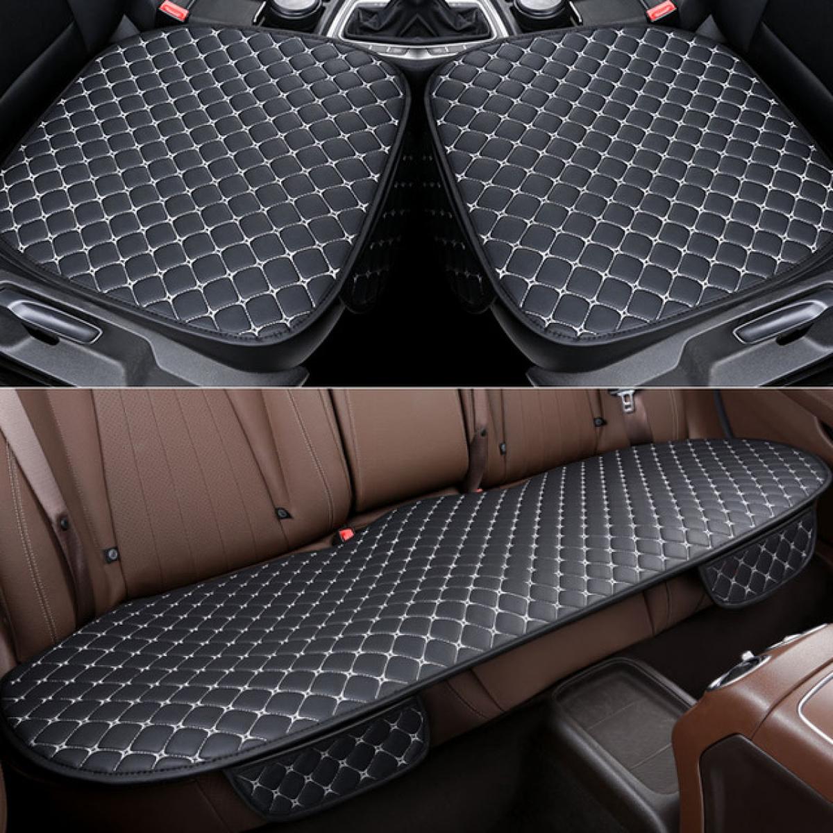 Seat Covers Car Set Leather Universal Car Seat Cover Protection Auto Seats Cushion Mats Chair Protector Carpet Pads Accessories