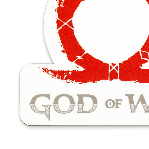 Just Funky God of War (2018) Omega Logo Car Magnet