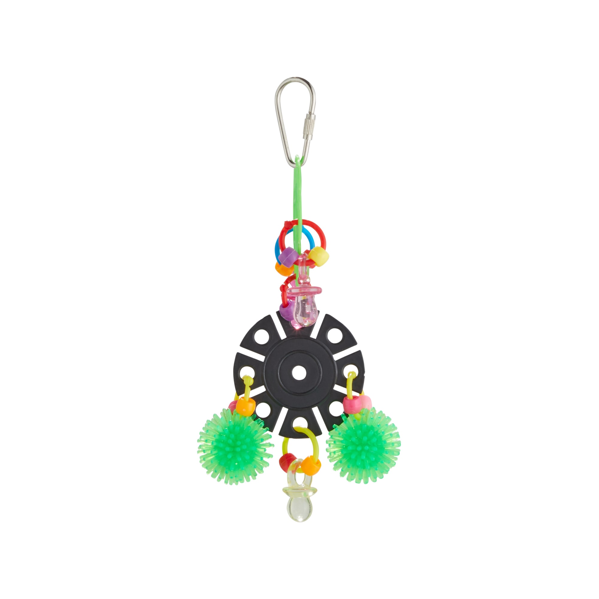 YOU  ME Rays The Roof Chewing Assorted Bird Toy， Small