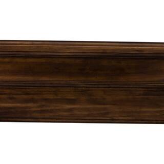 Dogberry Collections 60 in. Dark Chocolate French Corbel Mantel Shelf m-fcor-6077-dkch-none