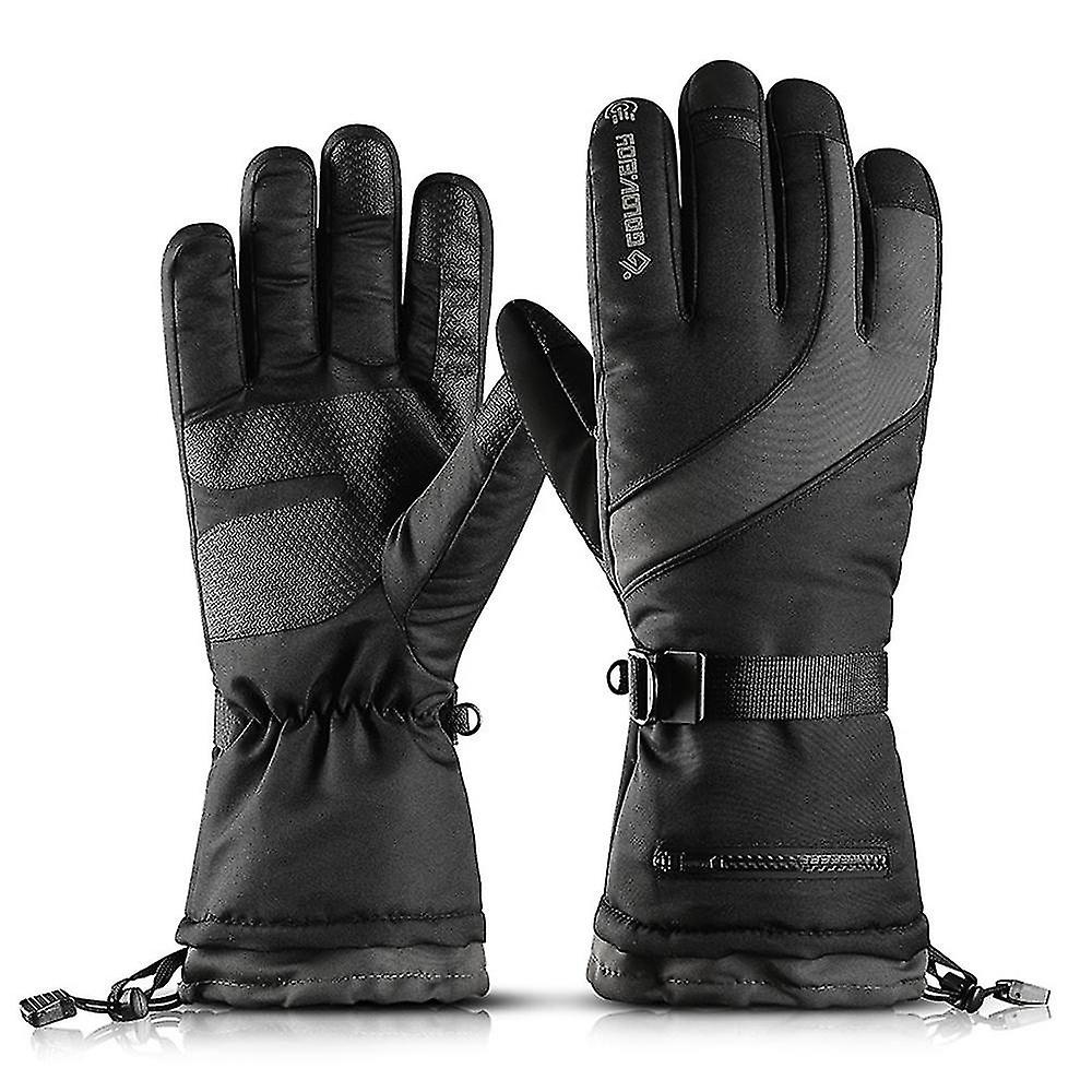 Winter Cycling Ski Gloves Windproof Waterproof Thermal Touch Screen Mittens