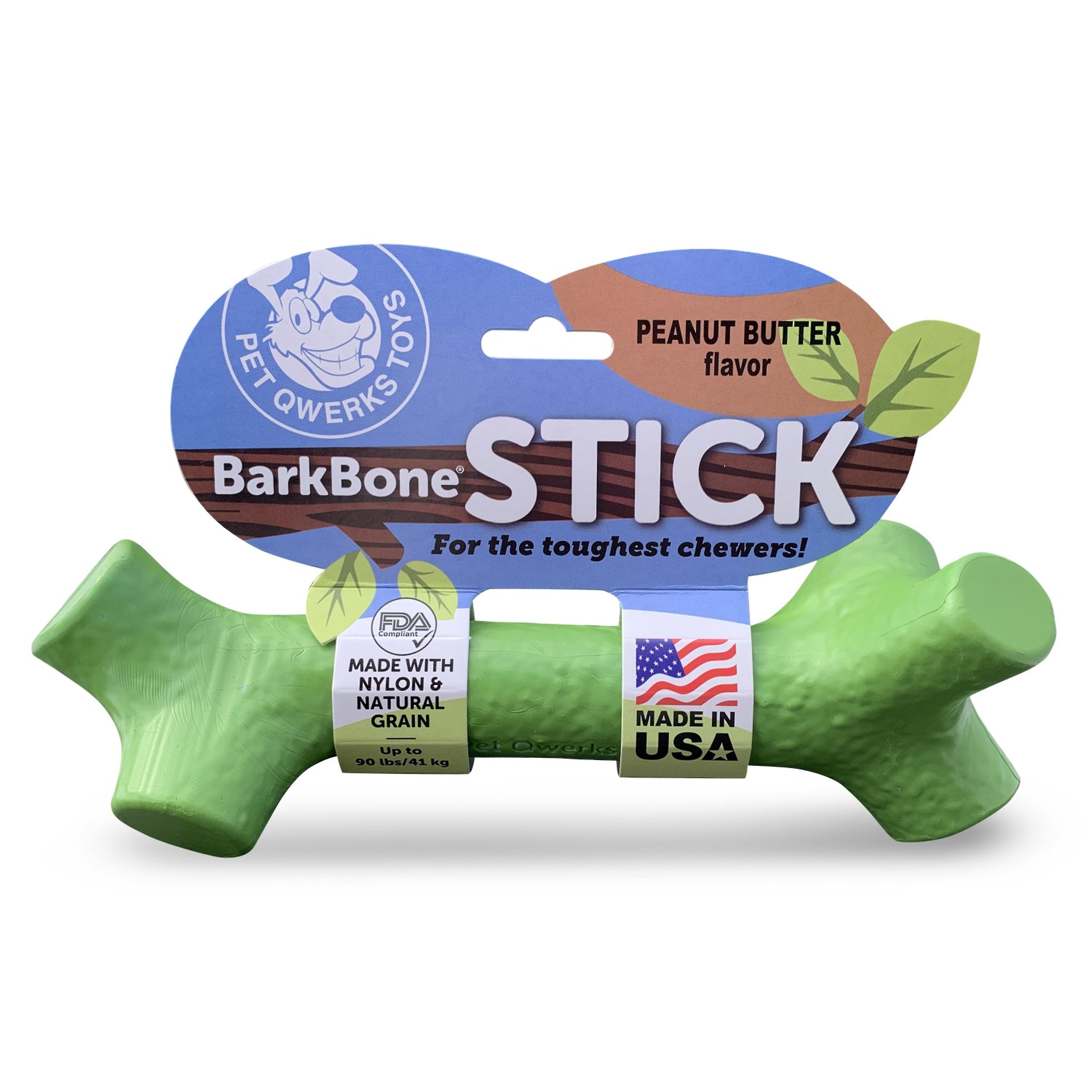 Pet Qwerks Mint Stick Peanut Butter Barkbone Extra Large Dog Toy