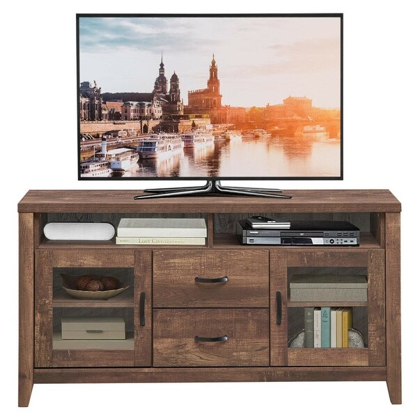 TV Stand Tall Entertainment Center Hold up - 52