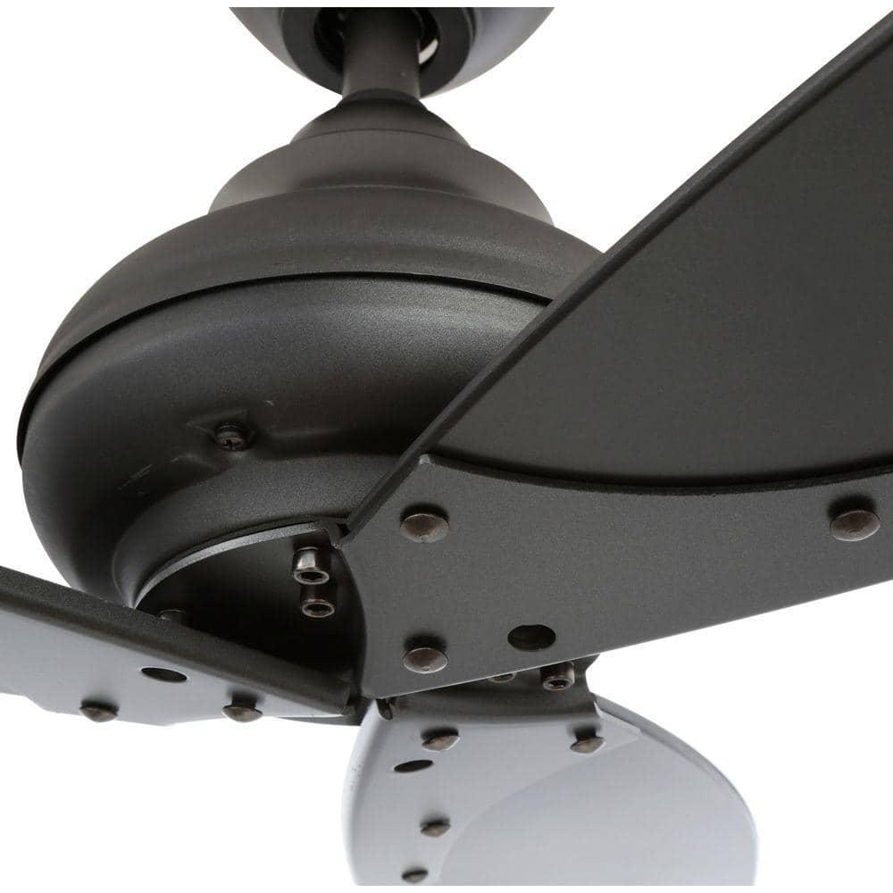 Hampton Bay Florentine IV 56 in IndoorOutdoor Natural Iron Ceiling Fan with Wall Control