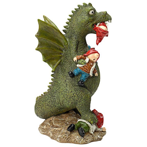 Design Toscano Dragon x27 s Gonna Get Ya Garden Gnome Apocalypse Statue