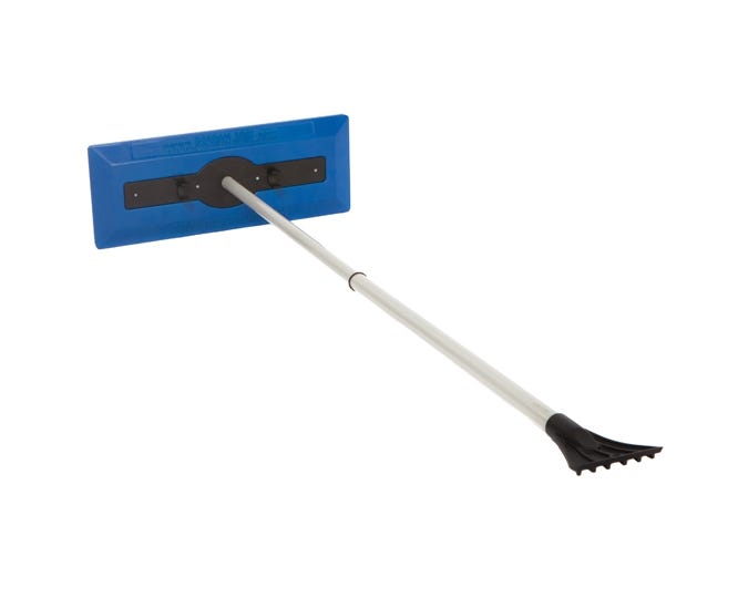 Snow Joe Telescoping Snow Broom with Ice Scraper