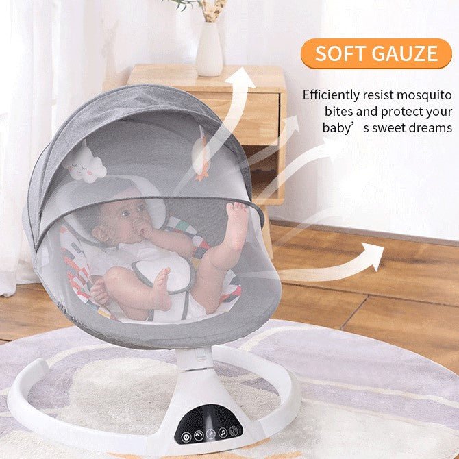 Grandeur Electric Baby Infant Swing Rocker Chair With Remote Control