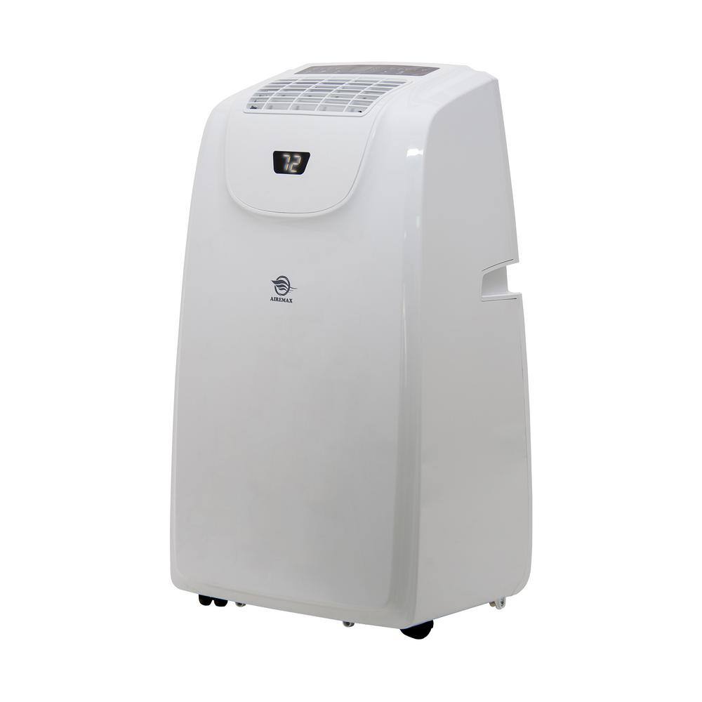 AIREMAX 115V 14000 BTU ASHRAE (8000 BTU DOE) Portable Air Conditioner with Remote 24H Timer Dehumidifier Wheels LED APE508CH