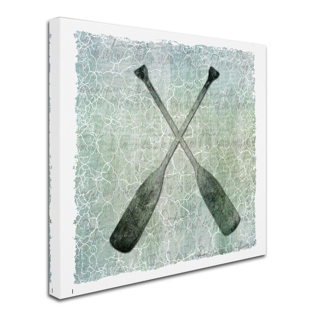 Trademark Fine Art lightboxjournal x27 life Is Better At The Lake Oars 2 x27 Canvas Art