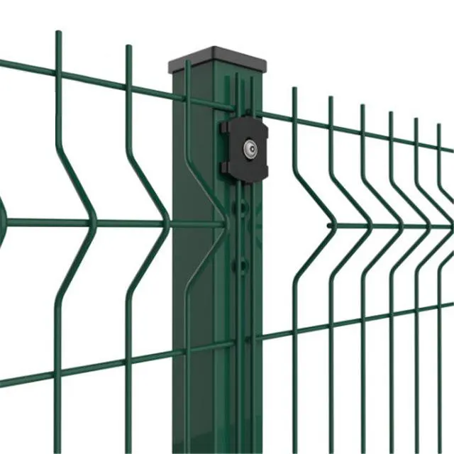 High quality decorative garden pvc coated 6 gauge v folds 3d welded curved wire mesh fence panels