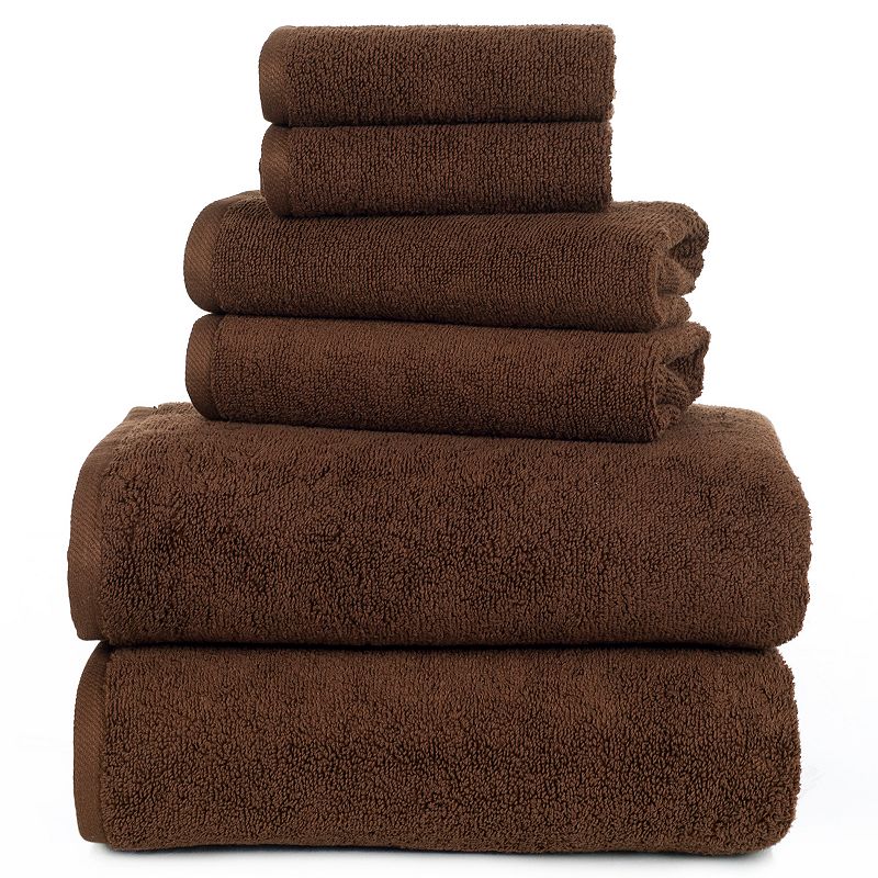 Portsmouth Home Zero Twist 6-piece Bath Towel Set