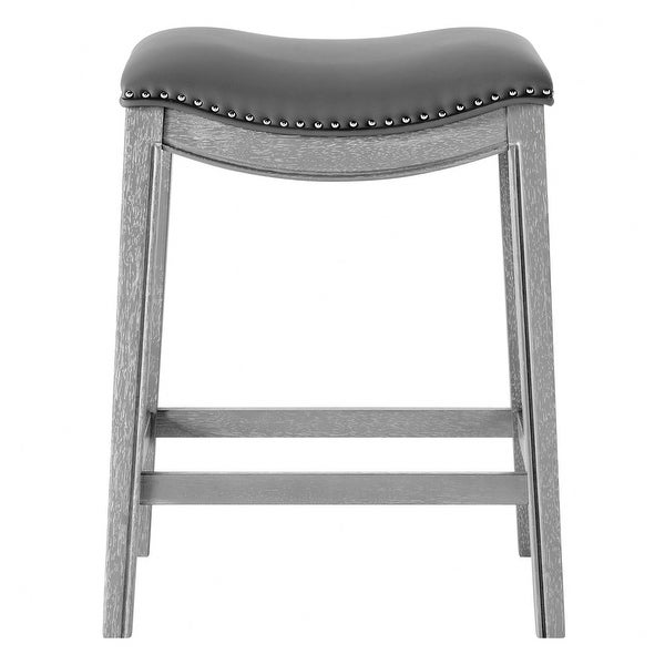 Grover Faux Leather Upholstered Counter Stool