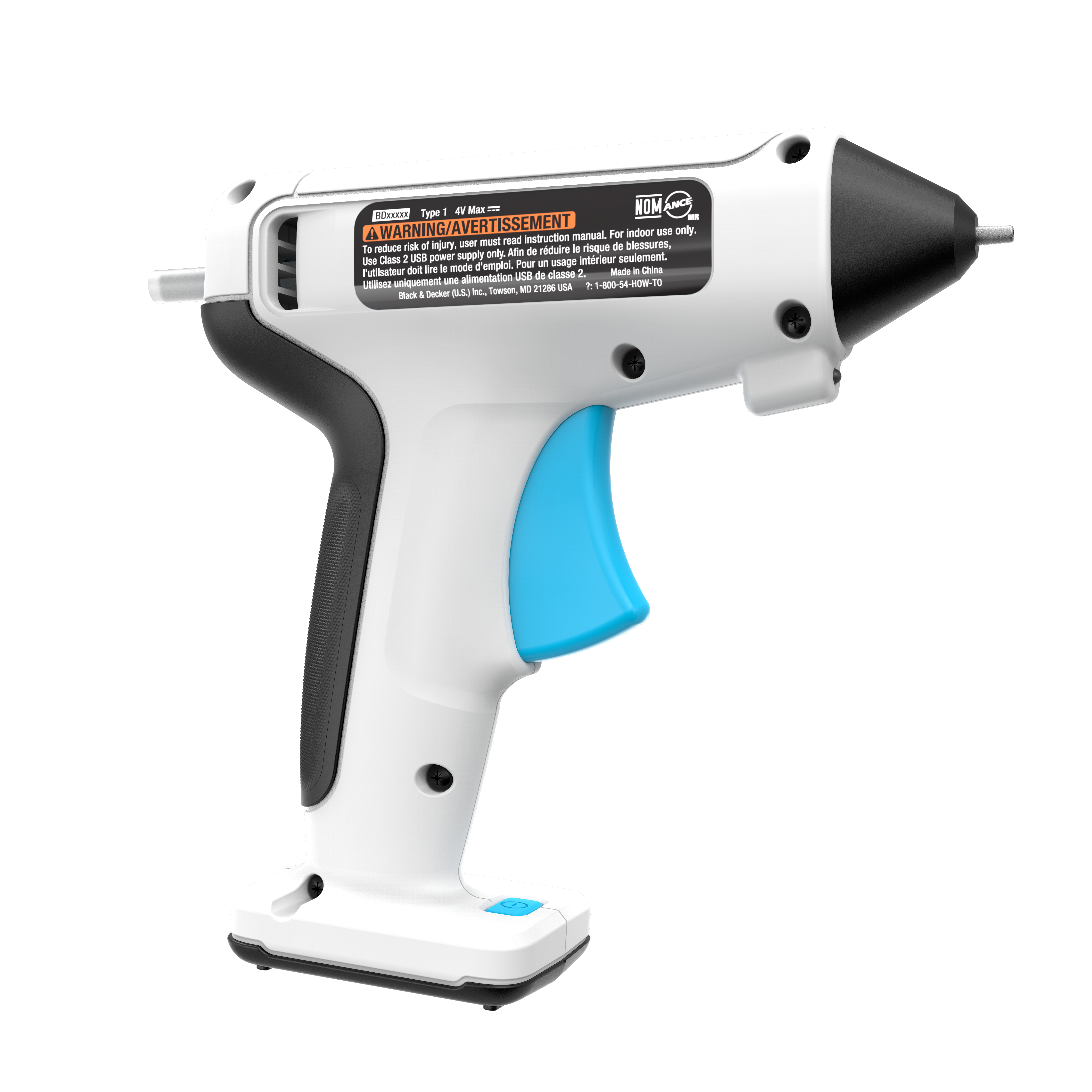 4V MAX* Cordless Glue Gun, USB Rechargeable