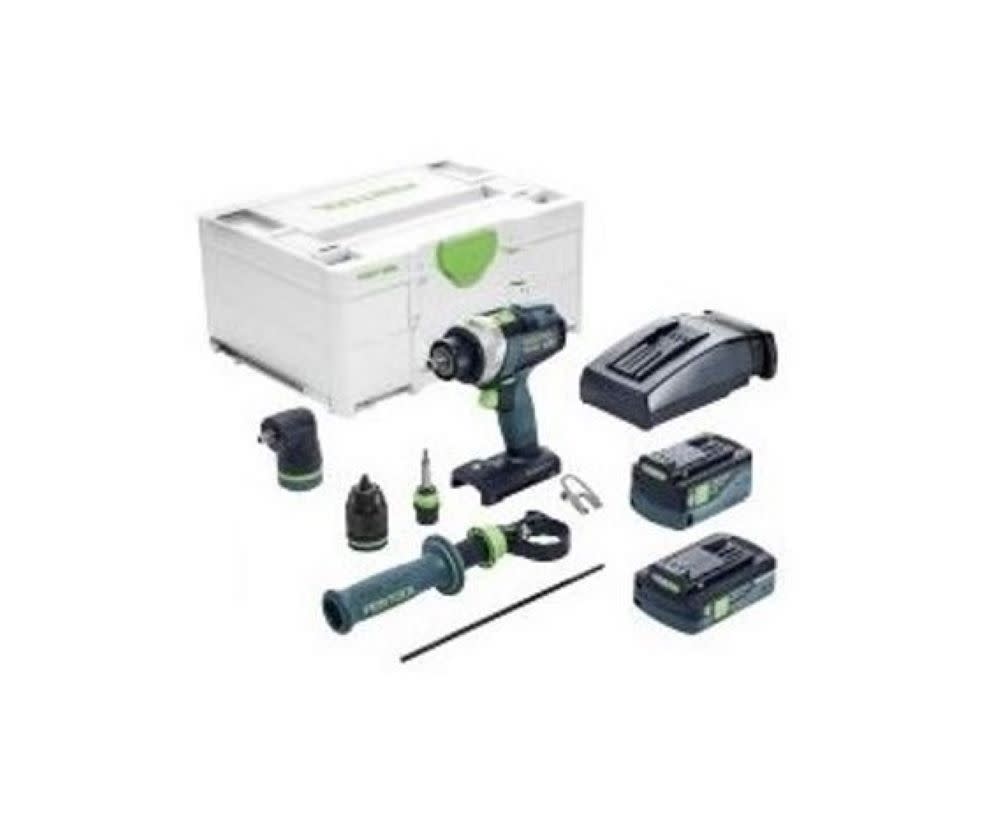 Festool 18V Cordless Percussion TPC 18/4 Hammer Drill Set