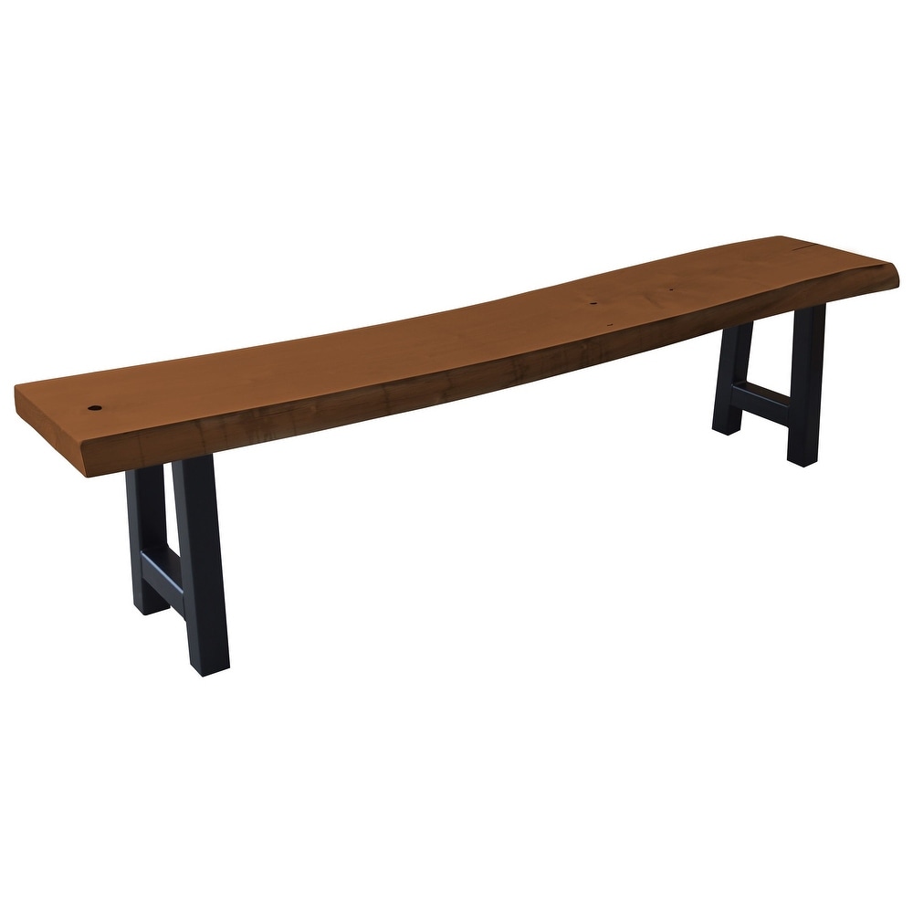 Live Edge Locust Wood Ridgemont Bench