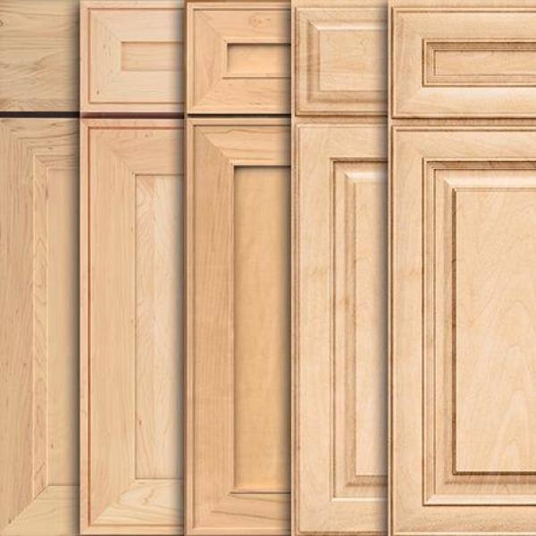 KraftMaid Lansing Maple Rocky Mountain Sky and Hayward Oak Baltic HDINSTLMRMSHOB