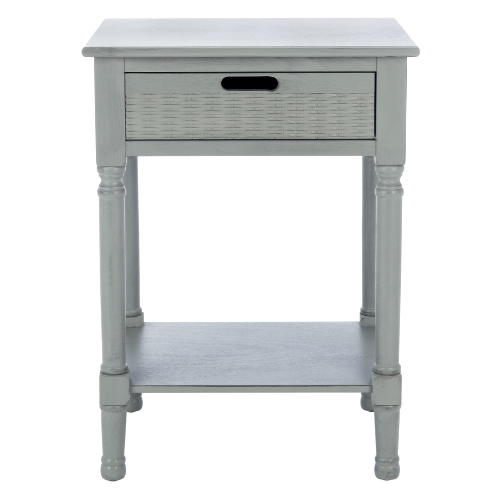 SAFAVIEH Landers 1 Drawer Bottom Shelf Accent Table   19\