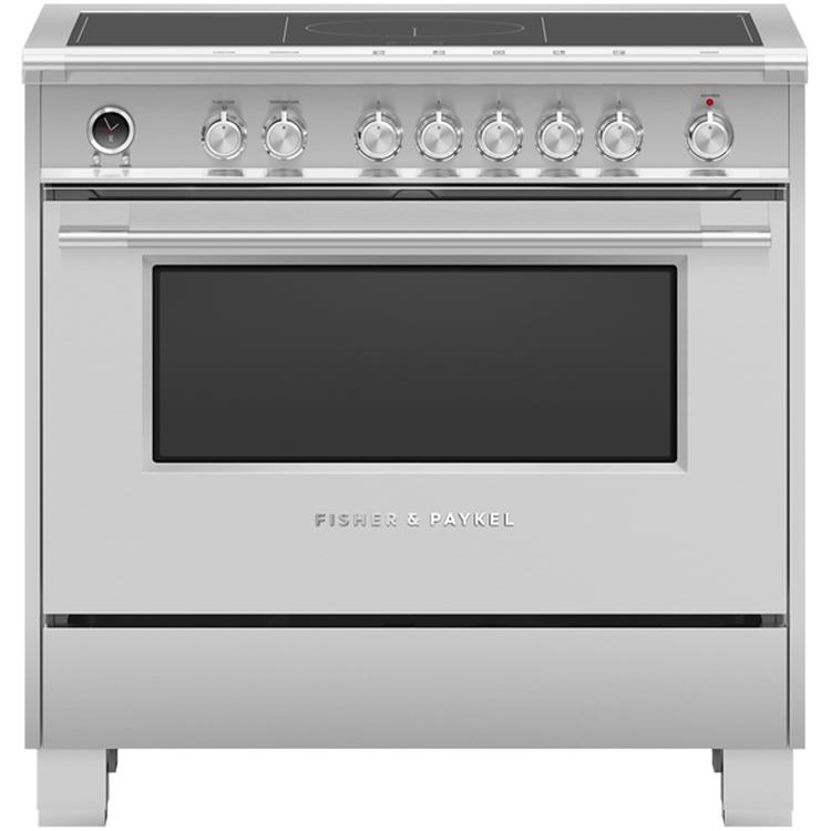 Fisher & Paykel 36-inch Freestanding Electric Range with Induction Technology OR36SCI6X1