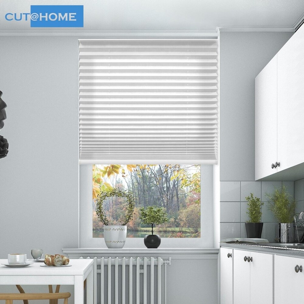 BlindsAvenue Cut@Home Pleated Shades  Lightfiltering Fabric