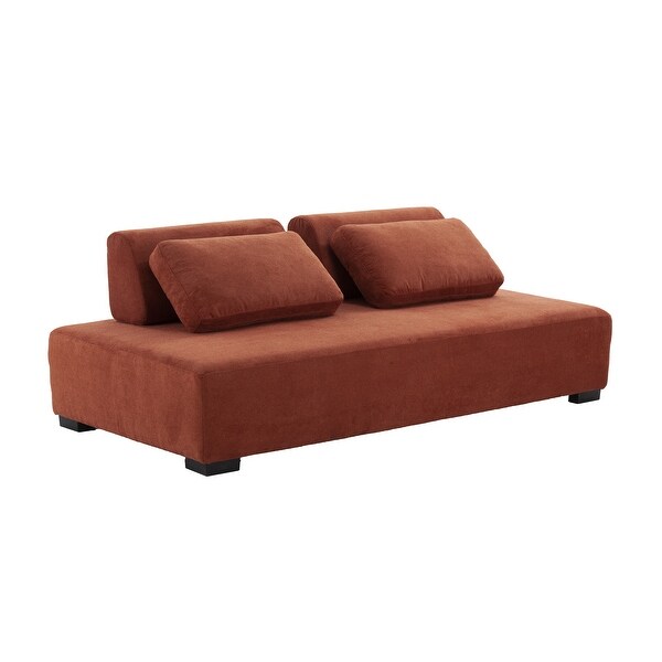 3-Seater Minimalist Modular Sofa Couch with Non-slip Back Cushions