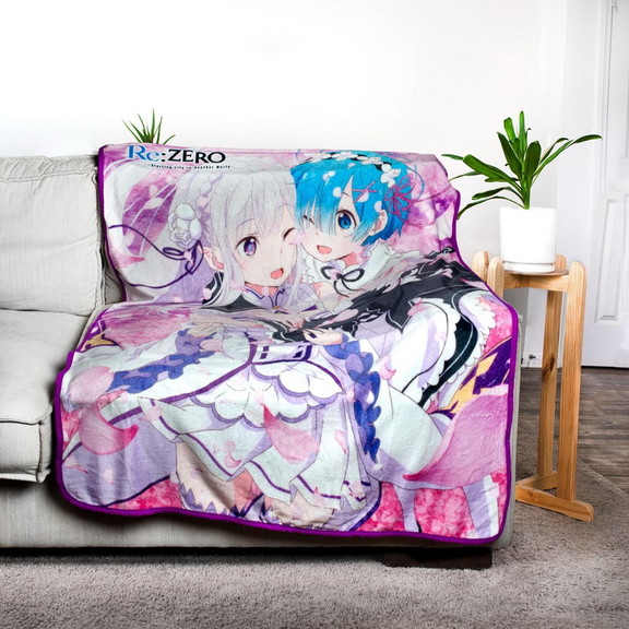 Just Funky JFL REZ BL 31320 C Re:Zero Fleece Throw...