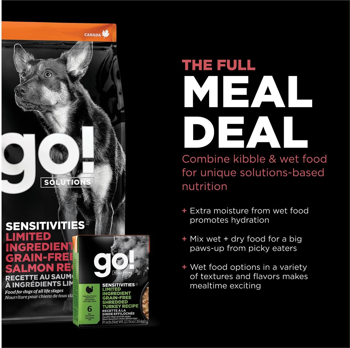 Go! SENSITIVITIES Limited Ingredient Salmon Grain-Free Dry Dog Food