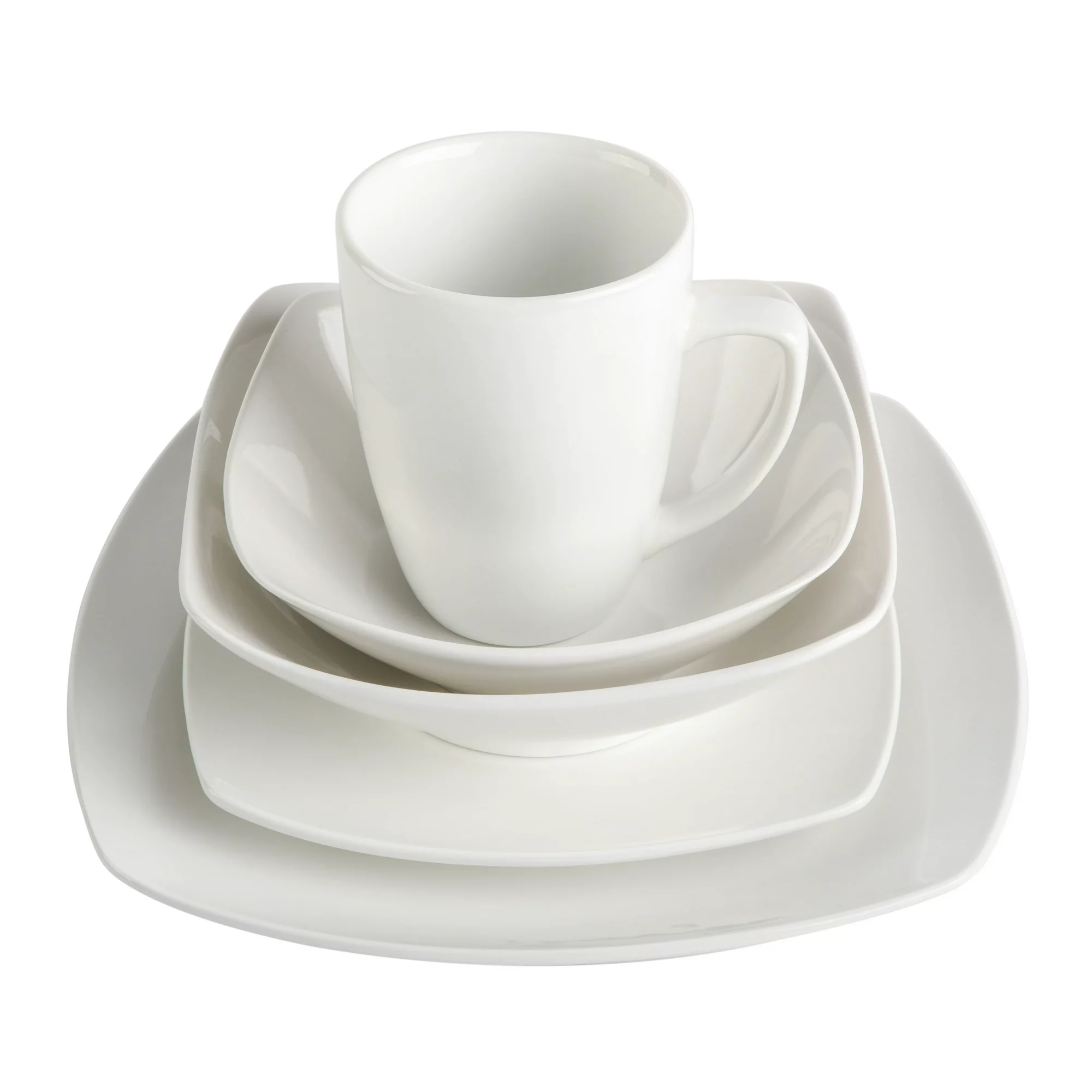 Gibson Home Everyday Square Expanded 40-Piece Dinnerware Set