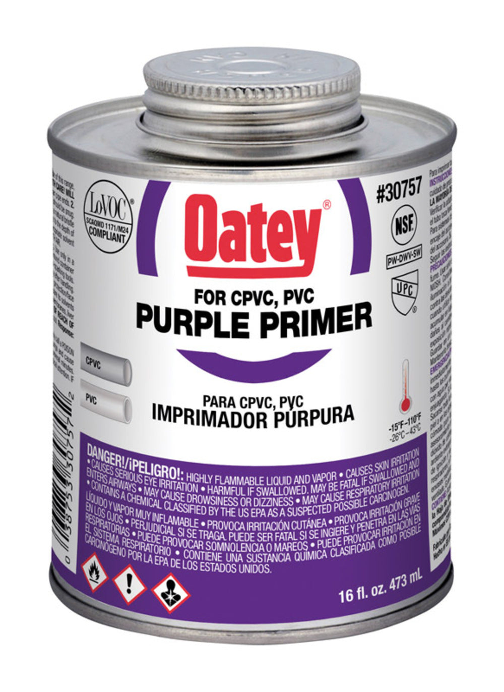 PRIMER PVC PURPLE 16OZ