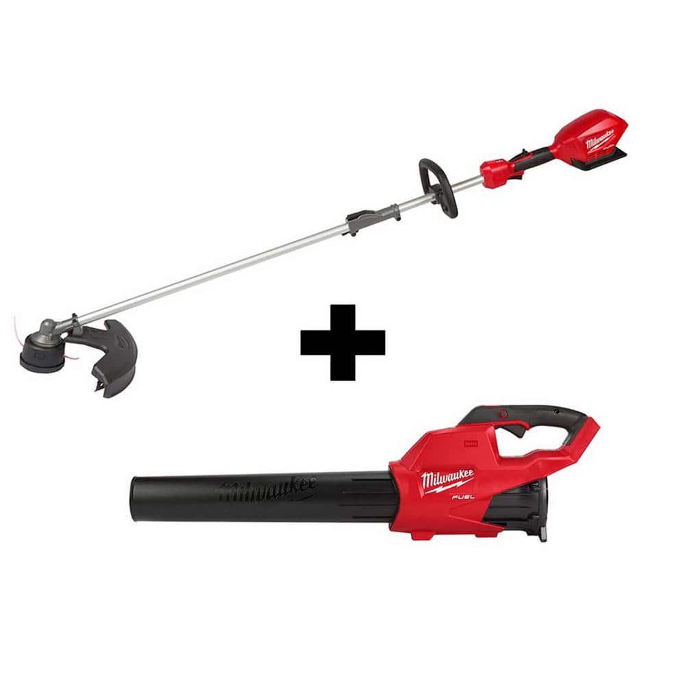 Milwaukee M18 FUEL 18V LithiumIon Cordless Brushless QUIKLOK String Trimmer and Blower Combo Kit