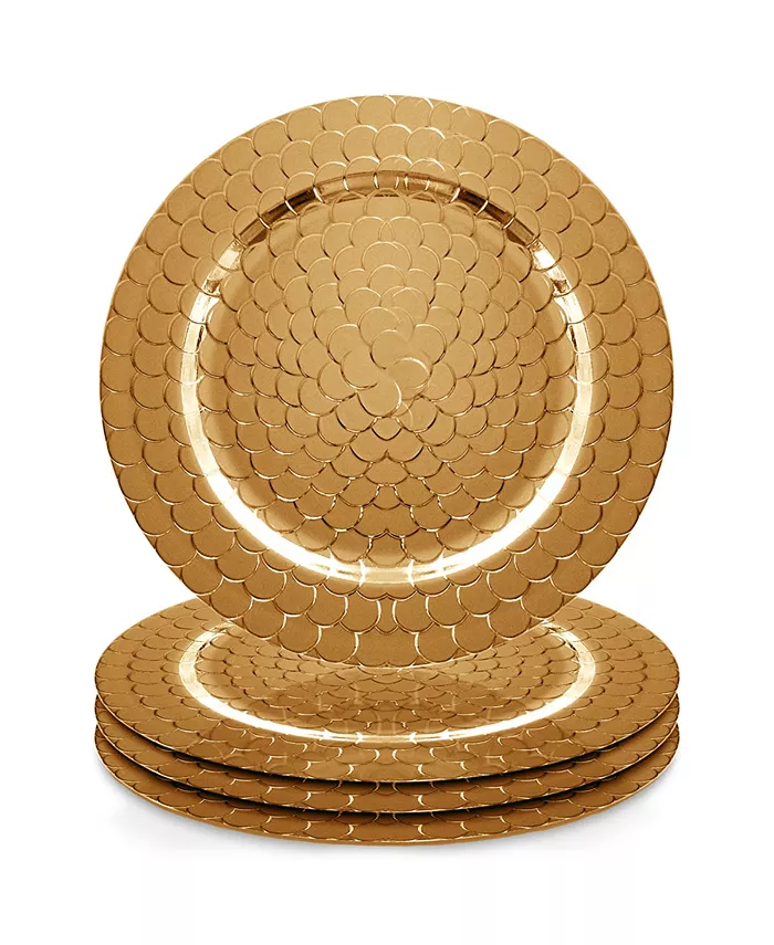 American Atelier Jay Import Snake Set 4  Charger Plate