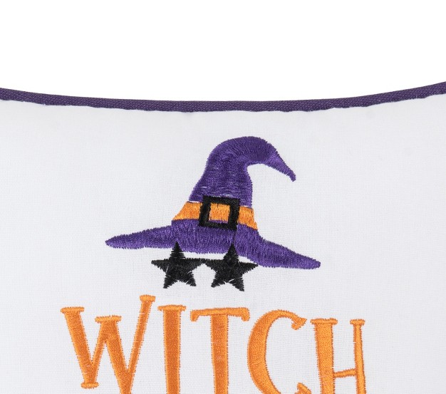 X 10 quot Witch And Famous Halloween Pillow