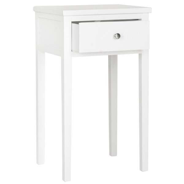 SAFAVIEH Abel White End Table - 16.9