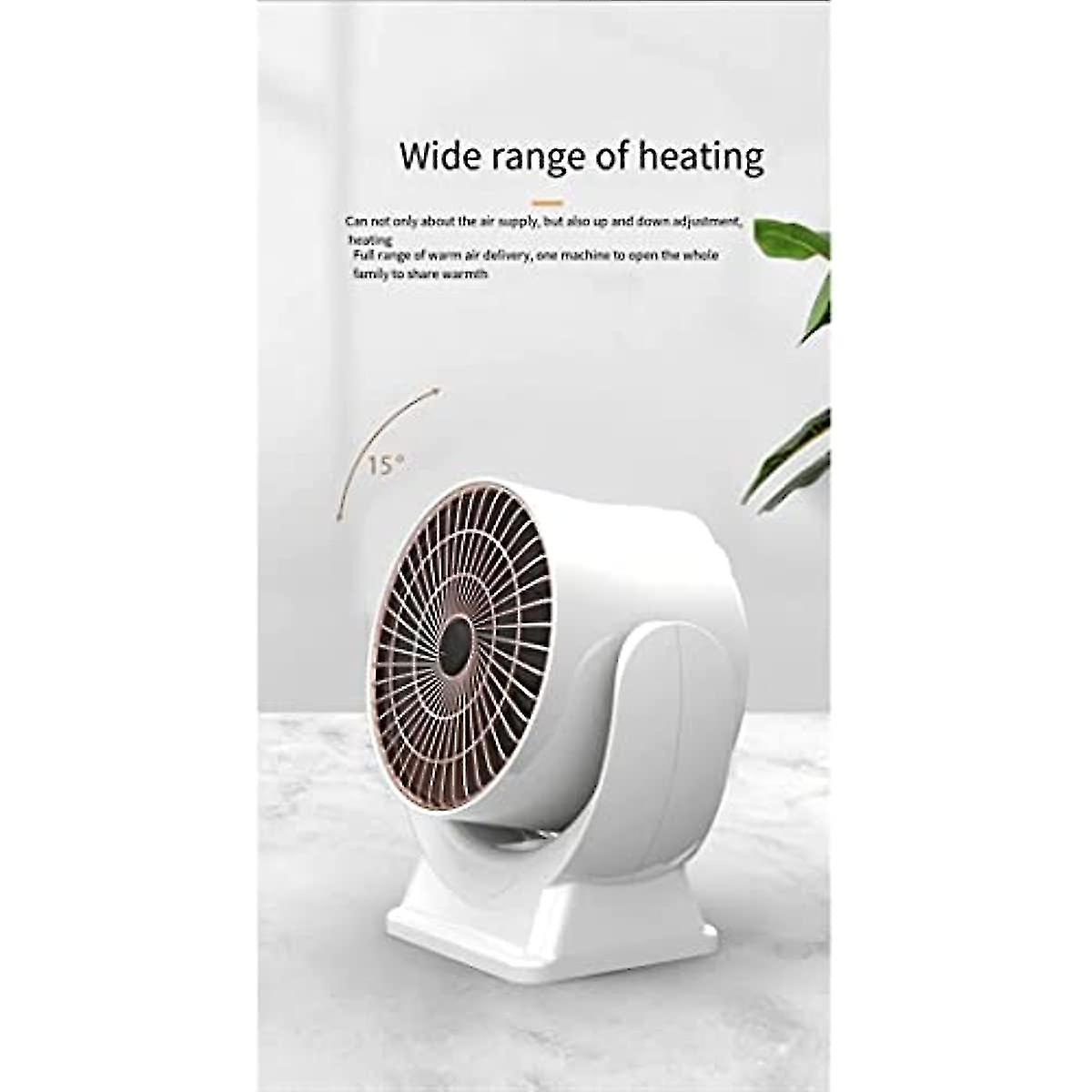 Space Heater Electric Fan Heater 800w Small Heater With Overheat and Tip-over Protection 220v Energy Saving Heater For Home Office Dorm (uk Plug)