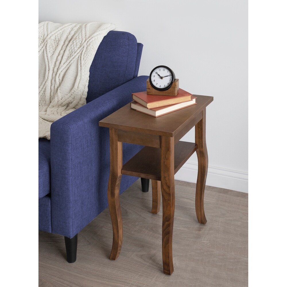 Kate and Laurel Lillian Wood Side Table   18x12x24