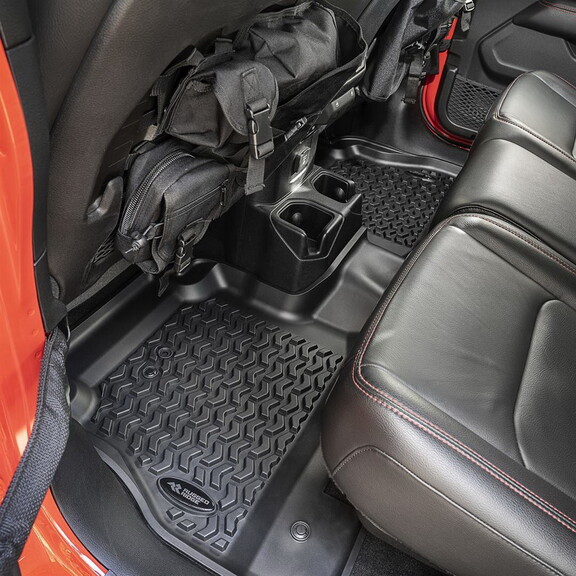 Rugged Ridge 12950.61 Floor Liner Rear Blk2020 J...