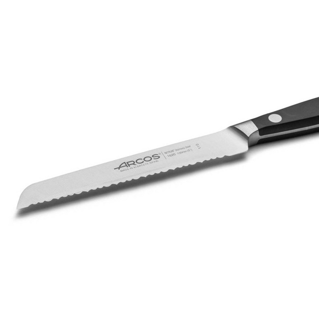 Arcos Manhattan Serrated Utility Knife Black