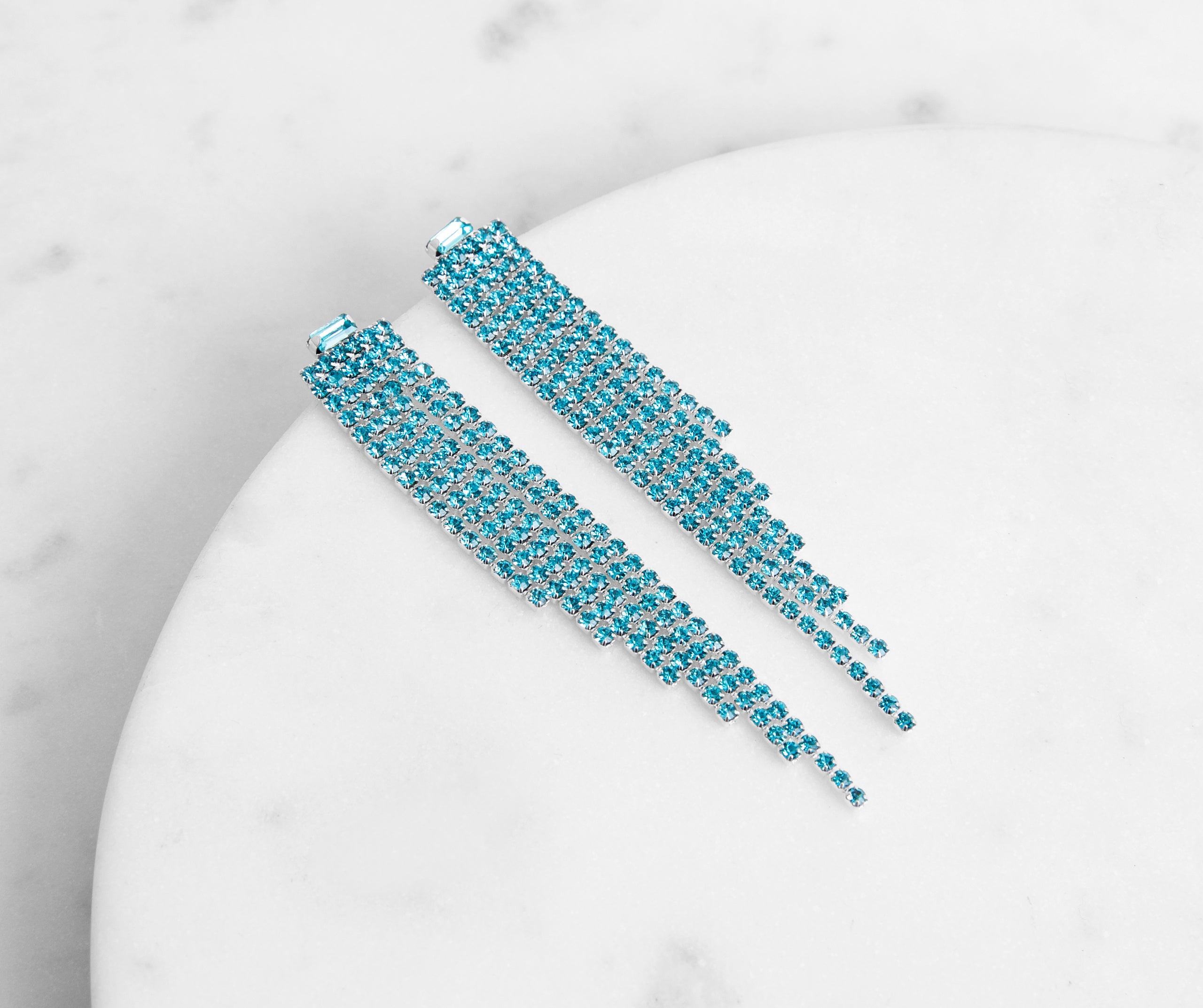 A Touch Of Glam Fringe Earrings