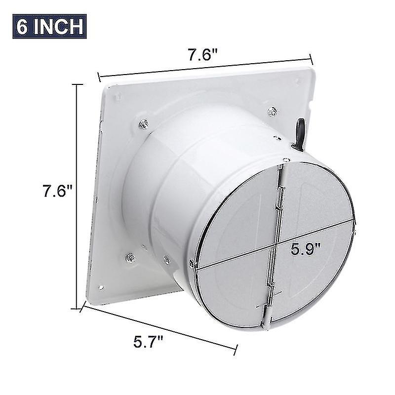 6'' Ventilation Fan Wall/ceiling Mute Toilet Kitchen Window Exhaust Extracor