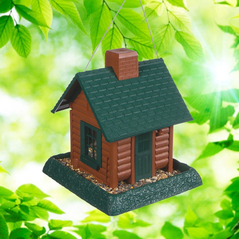 LOG CABIN FEEDER 5# CAP.