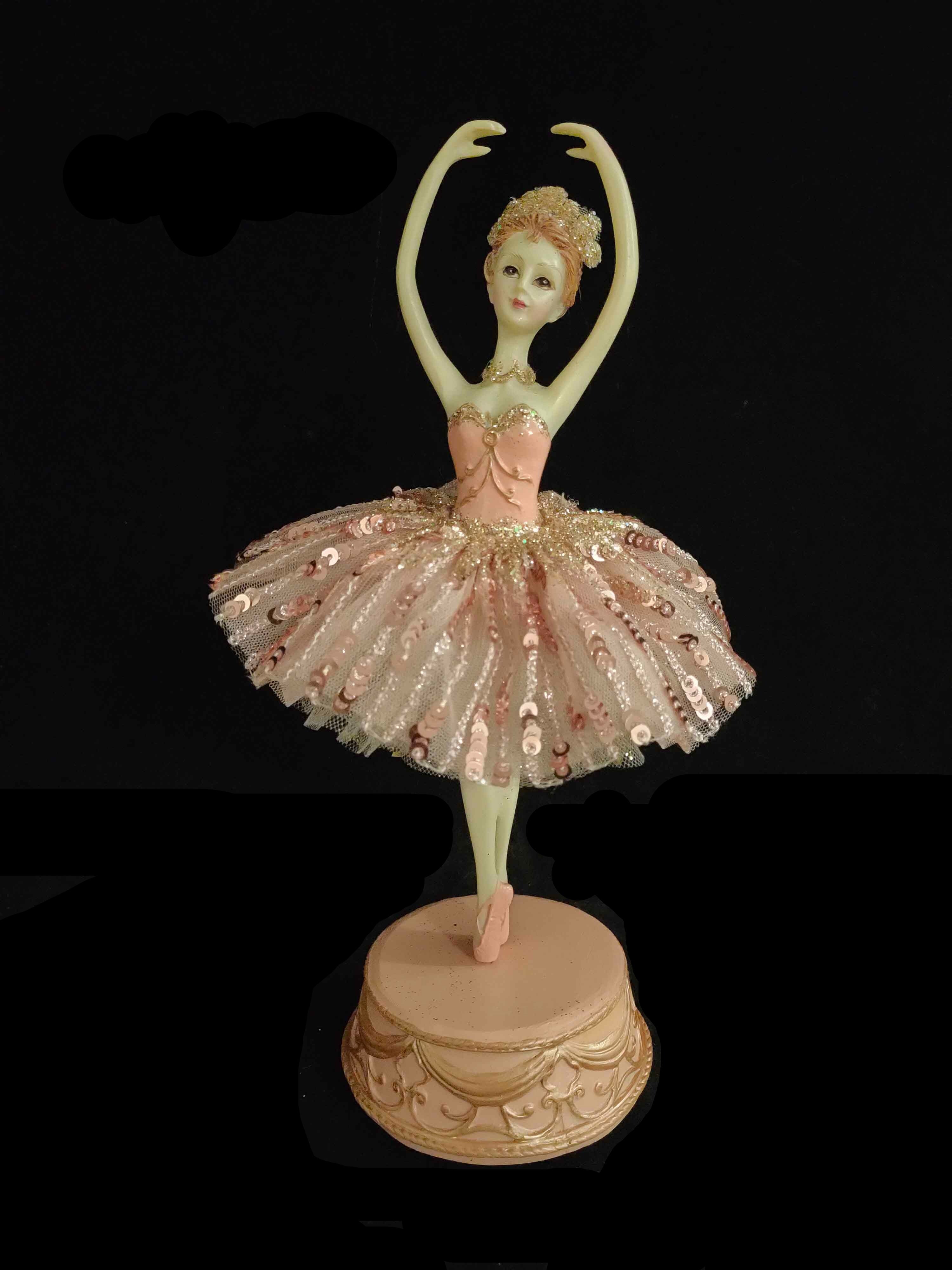 13 Pink Ballerina Music Box