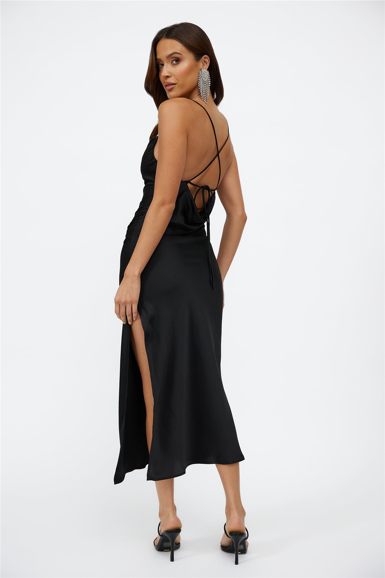 Streets of Paris Maxi Dress Black