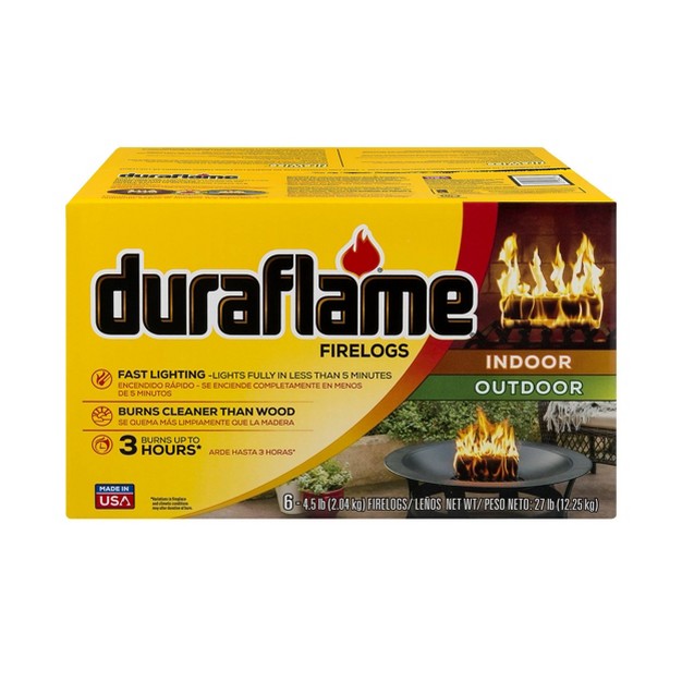 Duraflame 6pk 4 5lbs Firelogs