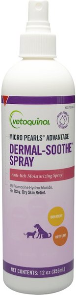 Vetoquinol Dermal-Soothe Anti-Itch Spray for Dogs and Cats