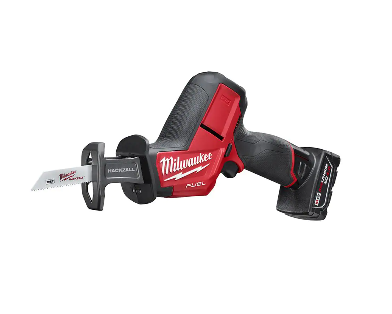 Milwaukee 2520-21XC-48-11-2460 M12 FUEL 12V Lithium-Ion Brushless Cordless HACKZALL Reciprocating Saw Kit with 6.0Ah Battery