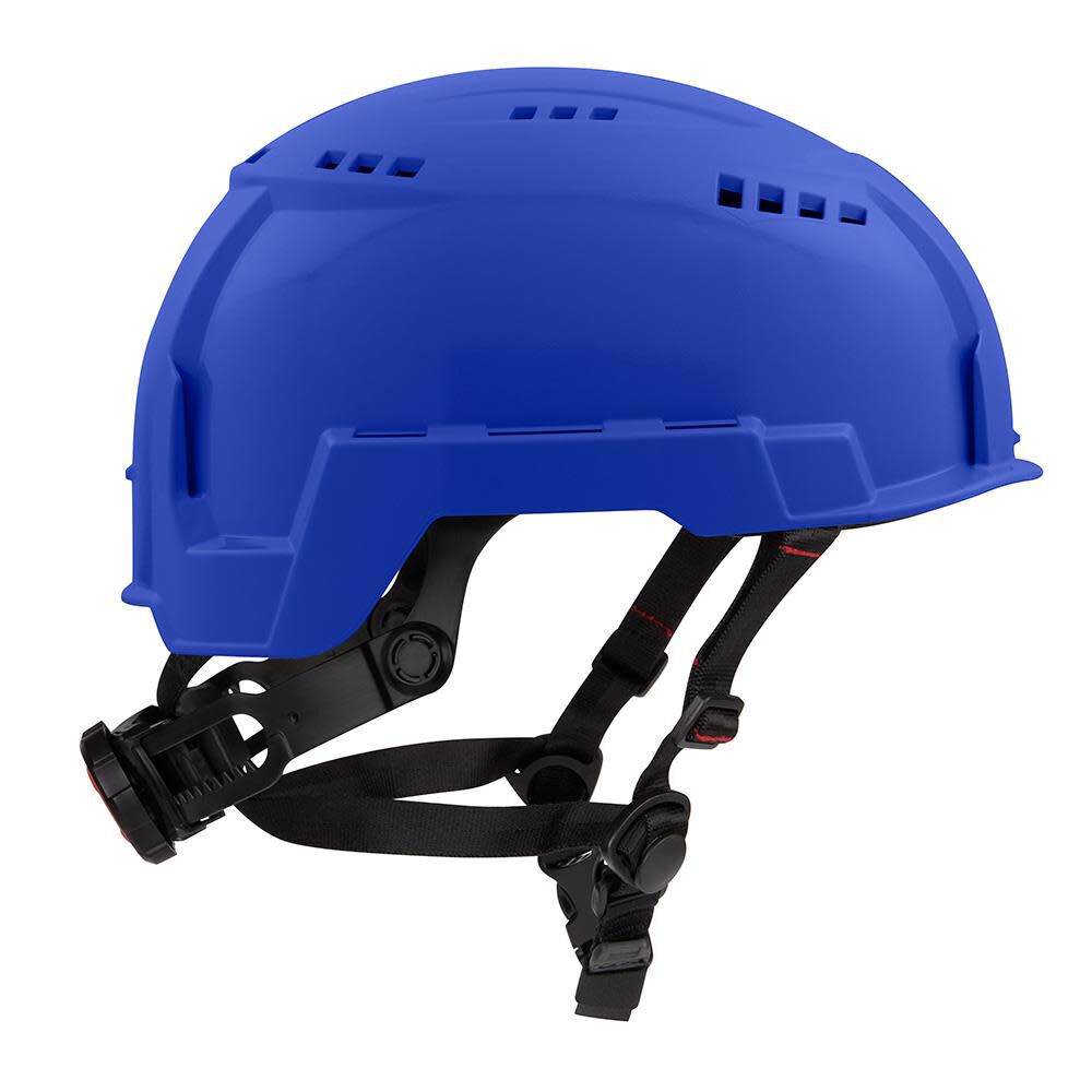 Milwaukee Blue Vented Safety Helmet (USA) - Type 2 Class C 48-73-1304 from Milwaukee